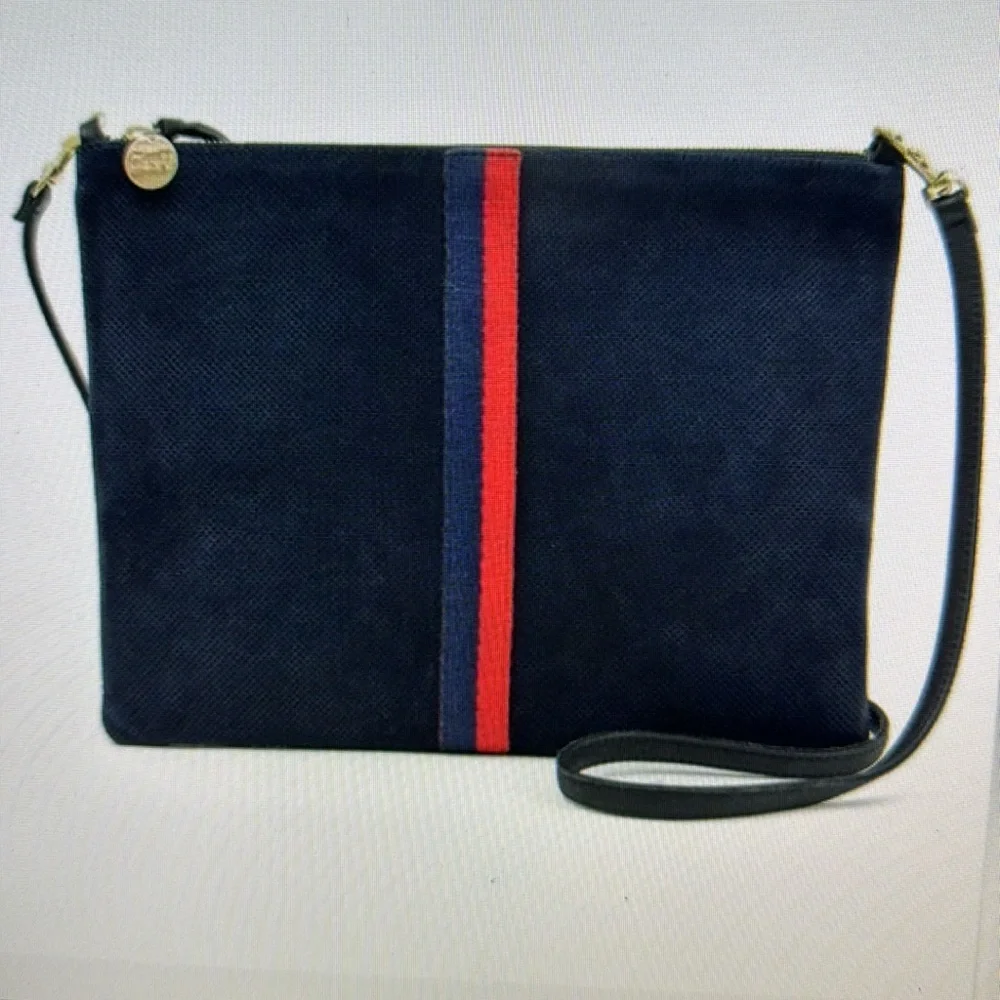 Clare V . sac Bretella Pertorated Suede Crossbody bag - Picture 9 of 16